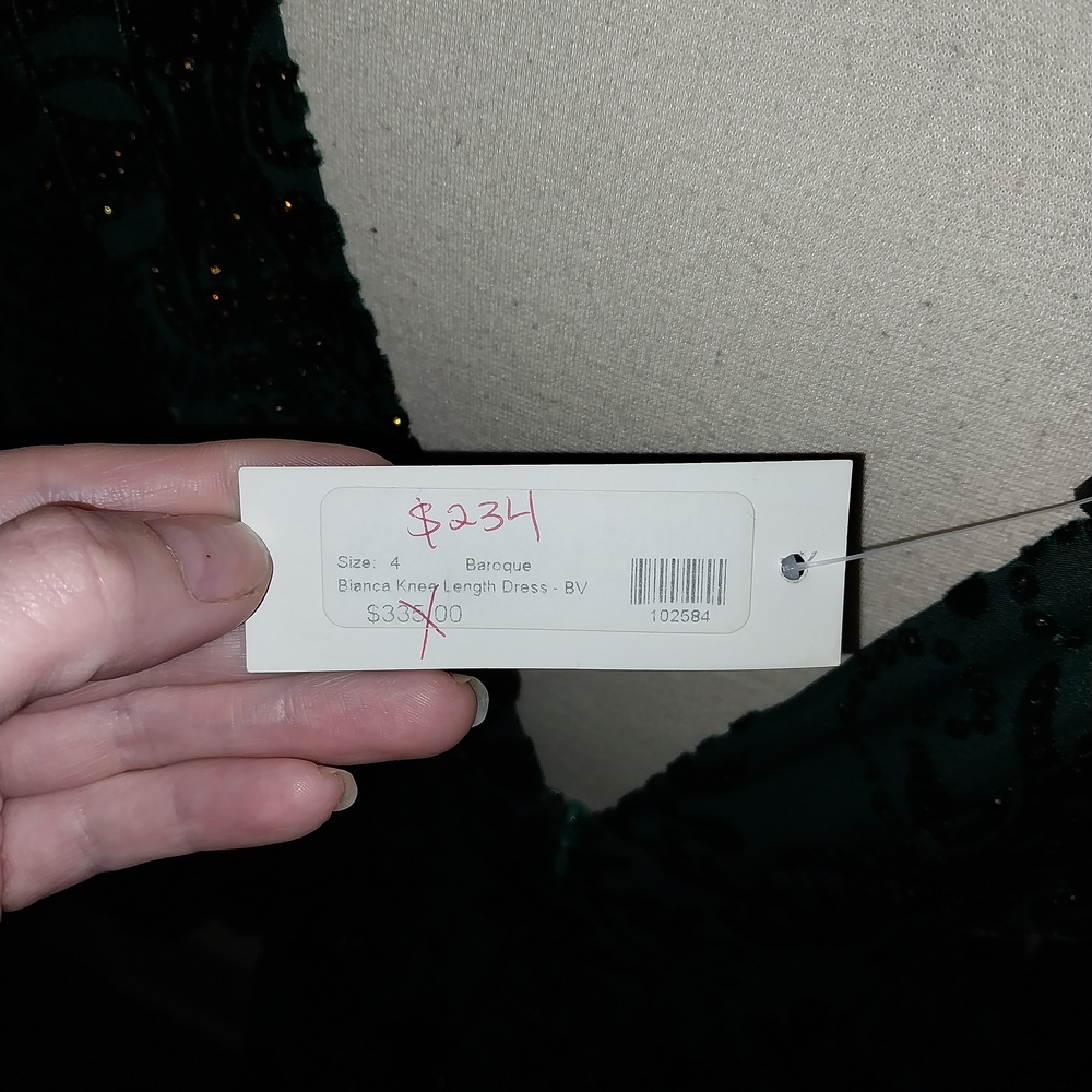 Trashy Diva Baroque Velvet Dress 4 Nwt - Picture 2 of 5